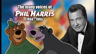 Many Voices of Phil Harris  (Animated Tribute / R.I.P. / Robin Hood / Jungle Book) HD High Quality