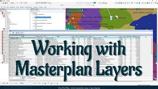 Working with GIS Masterplan Layers in Arc GIS