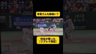 判定が覆った【リプレイ検証】解説・赤星さんも勘違い？