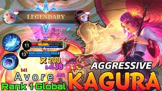 Legendary Midlane Kagura Perfect Gameplay - Top 1 Global Kagura by A v o r e - Mobile Legends