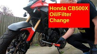 Honda CB500X - Oil Change Fun