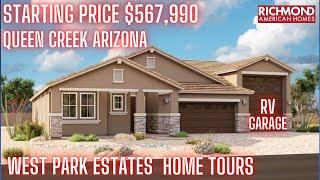 Queen Creek Home Tours [West Park Estates|Arizona|Homes for Sale]