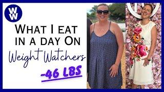 What I Eat In A Day On Weight Watchers | WW Down 46 Pounds | Full Day Of Eating