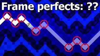 Aquamarine with Frame Perfects counter — Geometry Dash