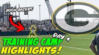 Reacting to Packers TRAINING CAMP Highlights Day 4!