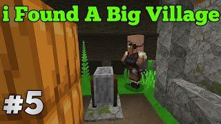 I Found A Big Village #5 Minecraft Survival Hindi Gameplay