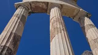 Temple of Athena in Delphi - Tholos of Athena Pronaia - George in Greece