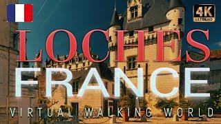 LOCHES. FRANCE | Big street trip with Virtual Walking World