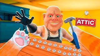 Building SECRET BASE In The ATTIC! - I Am Cat VR