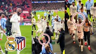 Real Madrid Players Crazy Celebrations Against Atletico Madrid Fans After Penalty Shootout