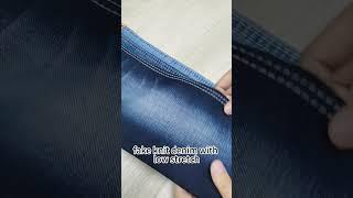 13.2Oz dobby stretch denim fabric for man fake knit very heavy jean fabric Foshan Aufar