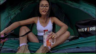 Bushcraft Survival Girl, How to use a Ferro rod, Overnight Wild Camping, Catch n Cook Snails