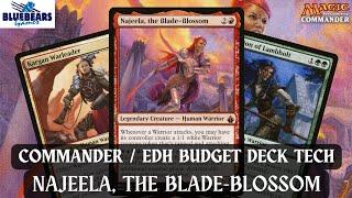 Najeela, the Blade Blossom | Magic the Gathering Commander budget deck tech | EDH | warrior tribal