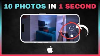 10 Pictures in 1 Second on iPhone With Burst Mode