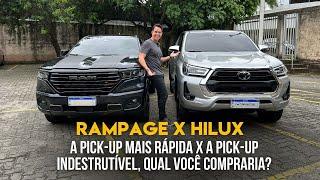 Rampage x Hilux: A pick-up mais rápida x a pick-up indestrutível, qual você compraria?