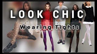 8 Tips for Styling Tights: Coloured, Pattern and White Tights  || by.veronikaportfolio