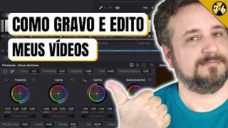 COMO GRAVO E EDITO MEUS VÍDEOS - BASTIDORES DO ABRIGO76