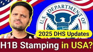 Can you get H1B Visa Stamping in the USA in 2025?