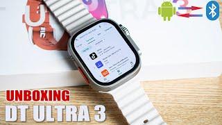 VWAR DT Ultra 3 Smartwatch Unboxing- Android 9.1 & Bluetooth Dual System, Built-in GPS Camera SIM