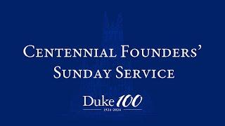 Centennial Founders' Sunday Service - 9/29/24 - Dean Luke A. Powery