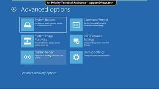 How to fix Windows 10 Recovery Error | Blue Screen Automatic Restart Loop Fix