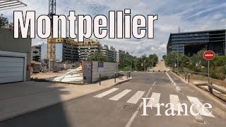 Montpellier 4k - Driving- French region