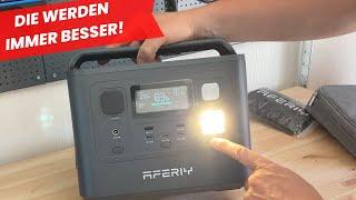 Die werden immer besser, leichter und günstiger - Powerstation Test: Aferiy 800W / 512Wh