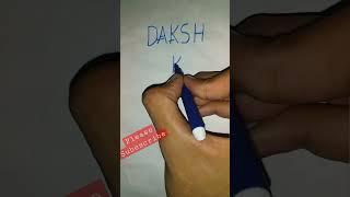 Daksh name logo design #logodesign#logo#viral#name#daksh#shorts