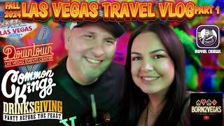 DRINKSGIVING CRAWL DOWNTOWN LAS VEGAS - Vegas Travel Vlog, Part 1 - Circa, Golden Gate - Fall 2024