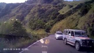 Driving through Charmadi Ghat