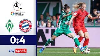 FC Bayern siegt in Unterzahl | SV Werder Bremen - FC Bayern München | Highlights Bundesliga 24/25