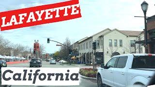 Dash Cam | Driving Downtown | Lafayette California | USA