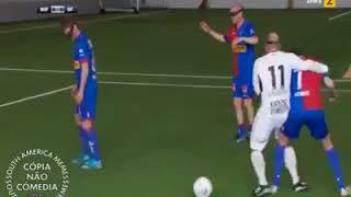 Funny blind football