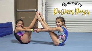 Sisters Try Partner Gymnastics Poses| Sariah SGG gymnastics challenge