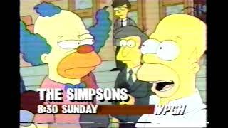 The Simpsons - "Krusty Gets Busted" Promo (1990)