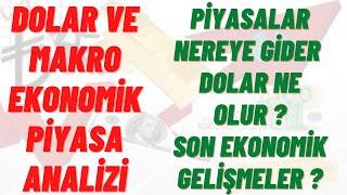 Bilinçli Yatırımcının İzlemesi Gereken Dolar ve Makroekonomik Piyasa Analizi