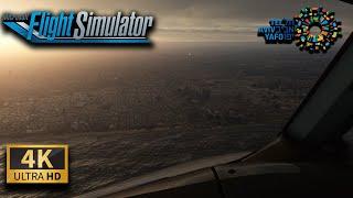 Flight simulator 2020 ULTRA GRAPHICS landing Tel aviv | 4K