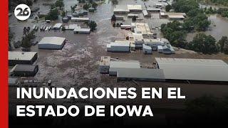 EEUU | Intensas lluvias provocan inundaciones en el estado de Iowa