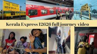 Kerala express train  full journey 12626 | New Delhi to Tirupati balaji  | 38 hours experience 