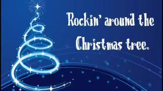 Miley Cyrus - Rockin' Around The Christmas Tree (Lyrics)