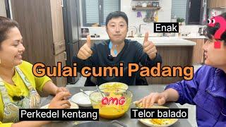 PERTAMA KALI MASAK GULAI CUMI PADANG DI CHINA,SAMPAI2 SUAMI KU TERIAK,? MENGINGAT NOSTAGIA