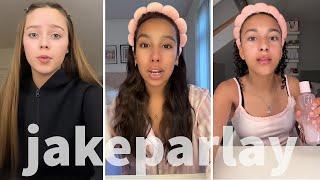 Makeup Tutorial Tiktok Compilation - GRWM  ( Get Ready With Me ) ️(Skincare, Makeup, Outfits) 750