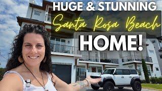 Touring a Huge & Stunning Santa Rosa Beach Florida Home!