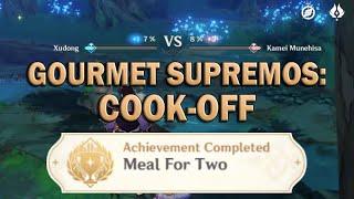 [Genshin Impact] Gourmet Supremos: Cook-Off Meal For Two Commission Achievement