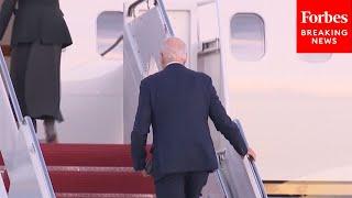 JUST IN: President Joe Biden And First Lady Dr. Jill Biden Depart For Nantucket, MA For Thanksgiving