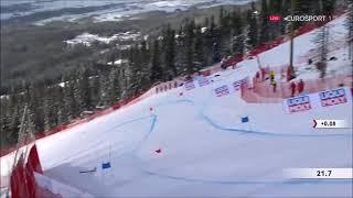 Lindsey Vonn crash Super g Are 2019