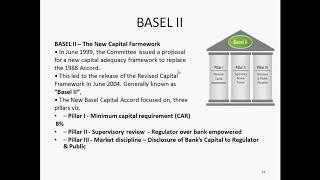 BASEL Accords - II & Pillars of Basel II Accords - 06