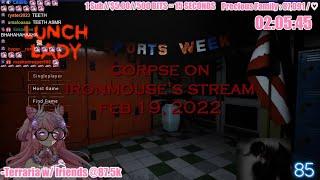 Corpse Husband on Ironmouse's stream - Lunch Lady and Super Animal Royale (FEB 19, 2022)