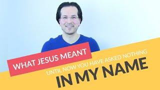 Ask in MY NAME and it will be GIVEN to you [ A powerful meaning to start receiving from God]
