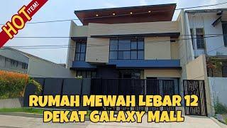 Inspirasi Rumah Mewah Lebar 12 Dekat Galaxy Mall Layout Extra Nyaman di Kertajaya Indah